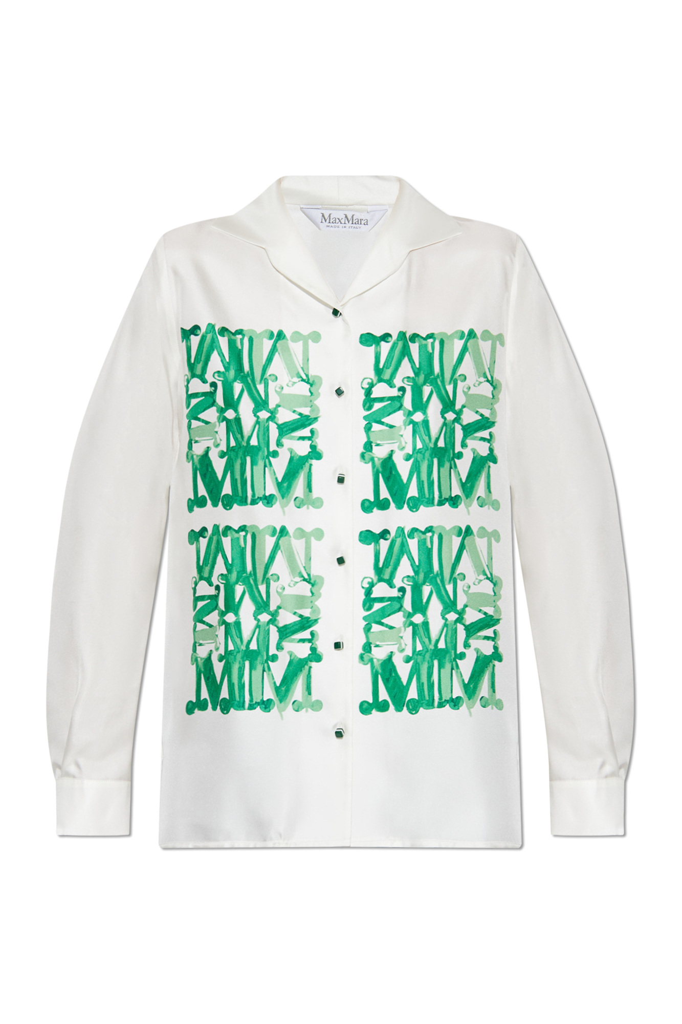 Tシャツ・カットソー Max Mara NABIL - Silk shirt with print (2521116061600 003) Max Mara Silk shirt 